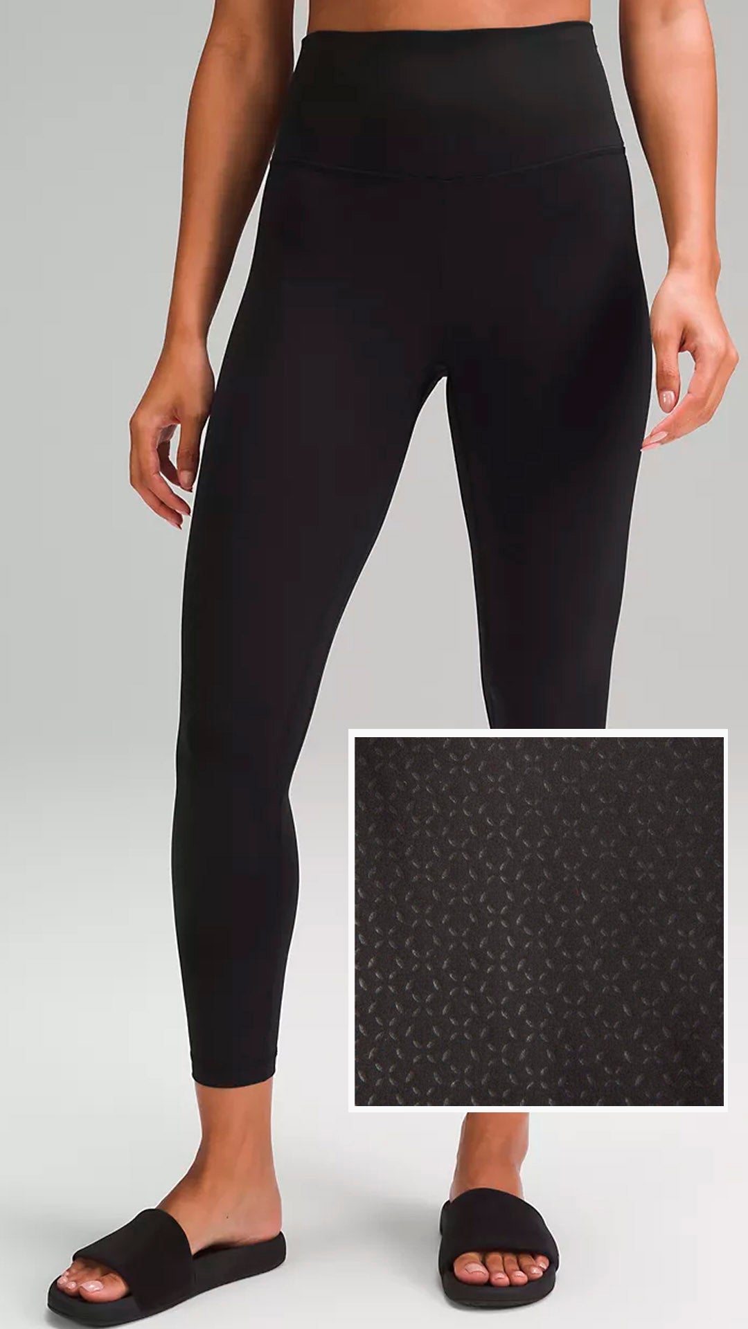 Leggings black print