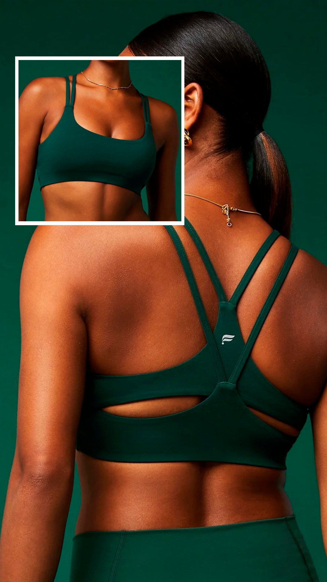 Sport bra green